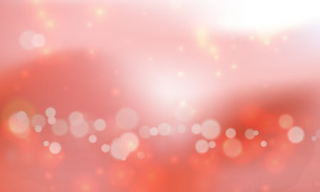 Abstract background with bokeh defocused lights. Vector illustration.のイラスト素材