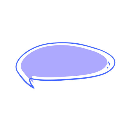 Speech bubble icon. Vector illustration. Flat design style eps 10のイラスト素材