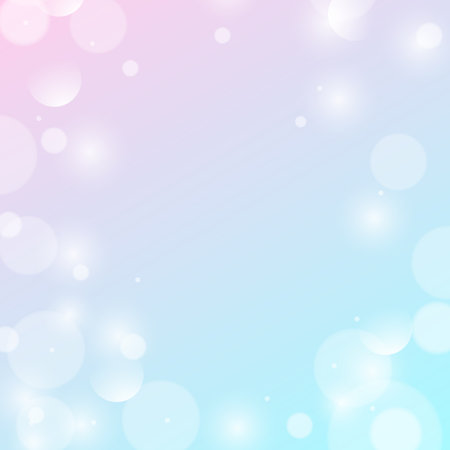Abstract background with bokeh lights and stars. Vector illustration.のイラスト素材