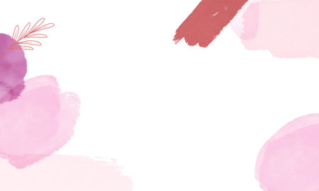Abstract watercolor background. Watercolor brush strokes. Vector illustration.のイラスト素材
