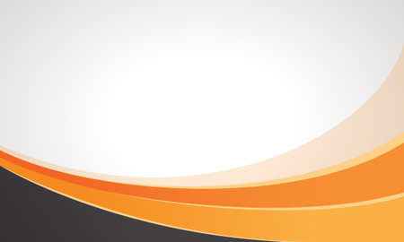 Abstract orange and black corporate background with copy space. Vector illustration.のイラスト素材