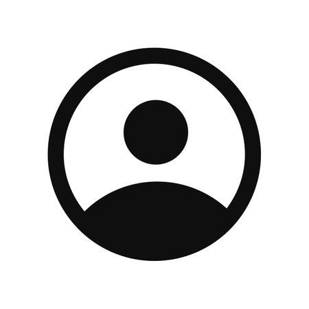 User Icon. Profile Avatar symbol. Flat design style eps 10のイラスト素材