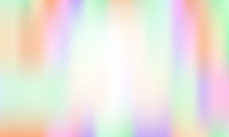 Holographic foil. Pastel rainbow gradient.  Abstract  background. Vector illustration.のイラスト素材