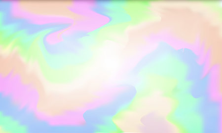 Holographic foil background. Iridescent hologram texture. 90s style. Vector illustration.のイラスト素材