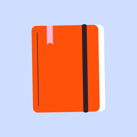 Notebook icon. Vector illustration in flat style. EPS 10.のイラスト素材