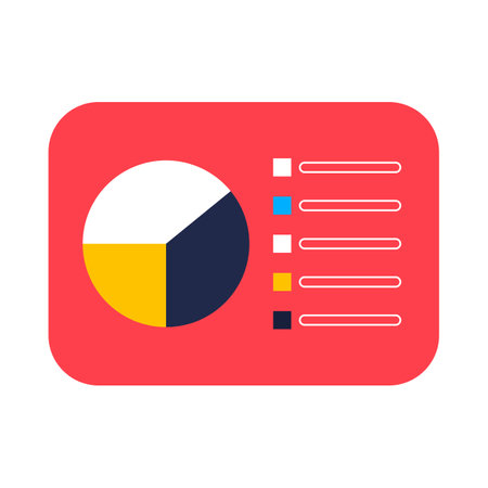 Diagram icon. Flat illustration of diagram vector icon for web designのイラスト素材