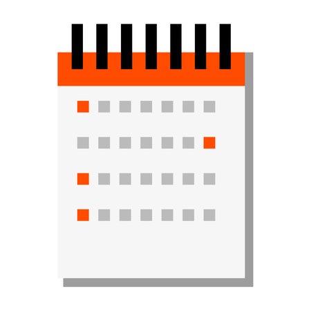 Calendar icon. Flat illustration of calendar vector icon for web designのイラスト素材