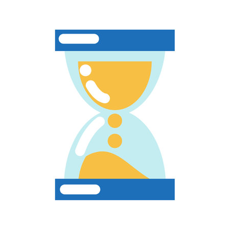 Hourglass icon vector isolated on white background for your web and mobile app design, Hourglass...