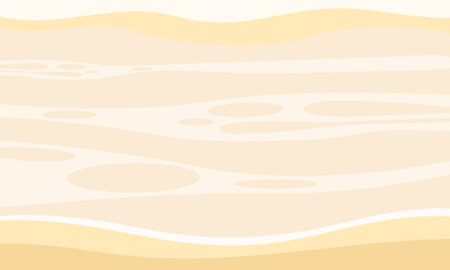 Seamless pattern with sand and wave. Vector illustration for your designのイラスト素材