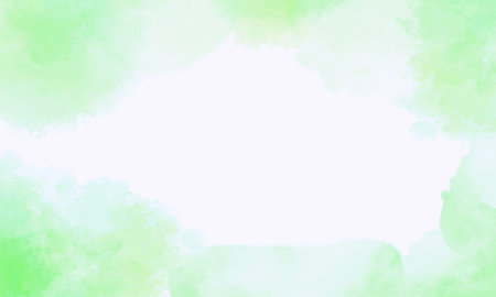 Abstract green watercolor background with copy space for your text or image.のイラスト素材