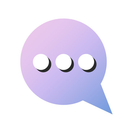Chat bubble icon. Vector illustration. Flat design style eps 10のイラスト素材