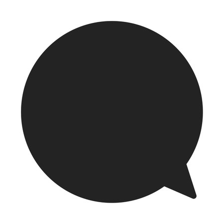 Speech bubble icon. Flat design style. Vector EPS 10.のイラスト素材