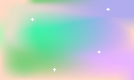 Holographic Vector Background. Iridescent Foil. Glitch Hologram. Pastel neon rainbow. Ultraviolet metallic paper. Template for presentation. Cover to web design.のイラスト素材