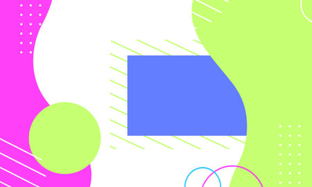 Colorful abstract background with geometric shapes. Vector illustration for your design