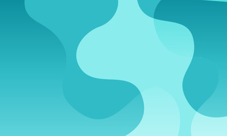 Abstract background with blue waves. Vector illustration for your graphic design.のイラスト素材