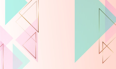 Abstract geometric background in pastel colors. Vector illustration for your design.のイラスト素材