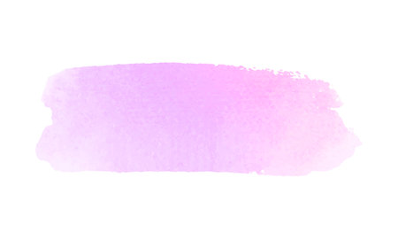 Abstract pink watercolor brush stroke on white background. Texture paper. Vector illustration.のイラスト素材