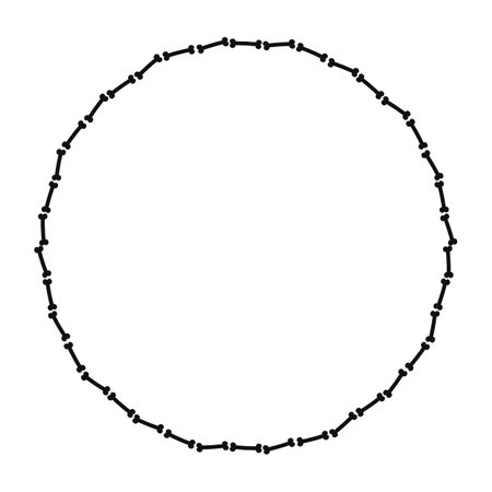 Circle, circle, ellipse pattern, background. Circle, ellipse patternのイラスト素材