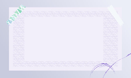 Decorative frame with copy space for text. Vector illustration. EPS10のイラスト素材