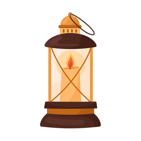 Lantern icon. Cartoon illustration of lantern icon for web designのイラスト素材
