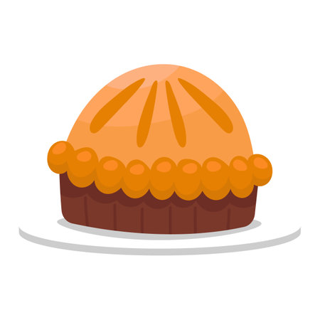 Cake icon. Cartoon illustration of cake vector icon for web designのイラスト素材