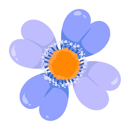 Flower icon. Flat illustration of flower vector icon for web designのイラスト素材