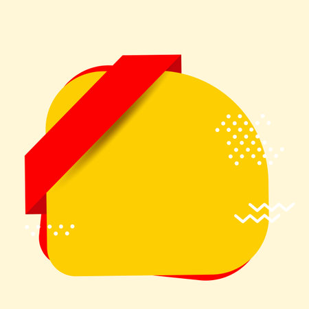 Minimalist abstract background with geometric shapes. Vector Illustration.のイラスト素材