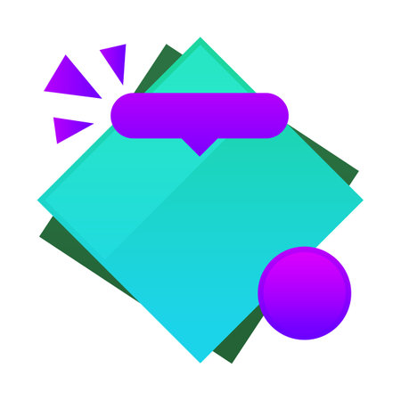 Colorful abstract geometric background, vector illustration. Flat design style.のイラスト素材