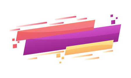 Abstract geometric background. Vector illustration. Eps 10. Colorful gradient.のイラスト素材