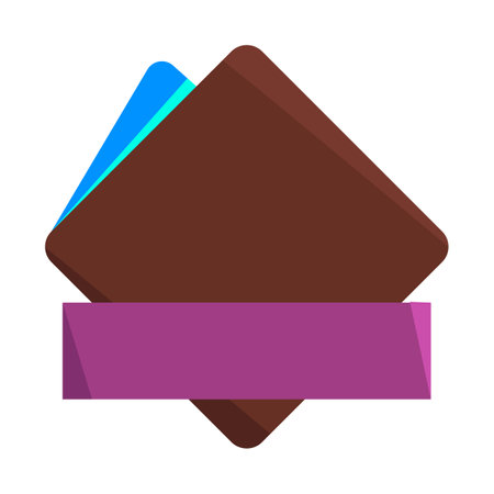 Piece of chocolate icon. Flat illustration of piece of chocolate icon for web designのイラスト素材