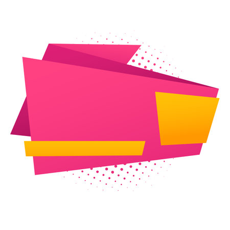 pink and yellow business card over white background, vector illustration.のイラスト素材