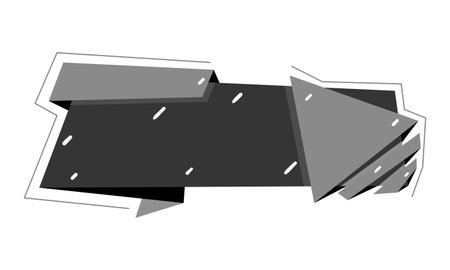 Vector illustration of a three-dimensional speech bubble on a white backgroundのイラスト素材