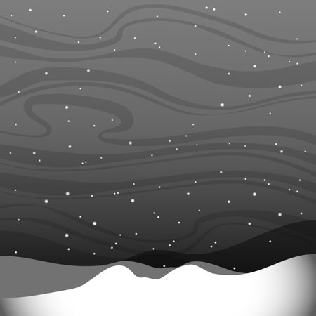 Winter background with snowflakes. Vector illustration. Eps 10.のイラスト素材