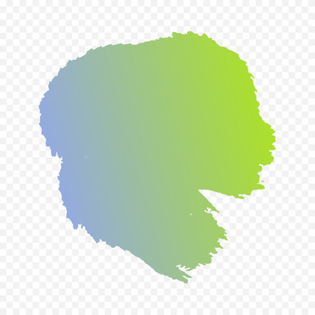 Green gradient map of Estonia isolated on transparent background. Vector illustration.のイラスト素材