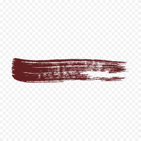 Vector grunge brush stroke. Ink spot. Isolated on transparent background.のイラスト素材