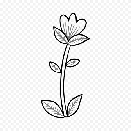 cute flower decoration isolated icon vector illustration designicon vector illustration designのイラスト素材
