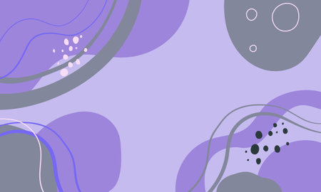 Abstract background with circles, spots, dots and lines. Vector illustration.