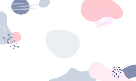 Abstract background with geometric shapes in pastel colors. Vector illustration.
