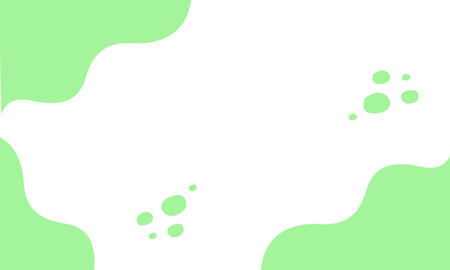 Green abstract background with splashes and dots. Vector illustration for your design
