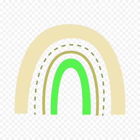 Rainbow icon. Flat illustration of rainbow vector icon for web designのイラスト素材