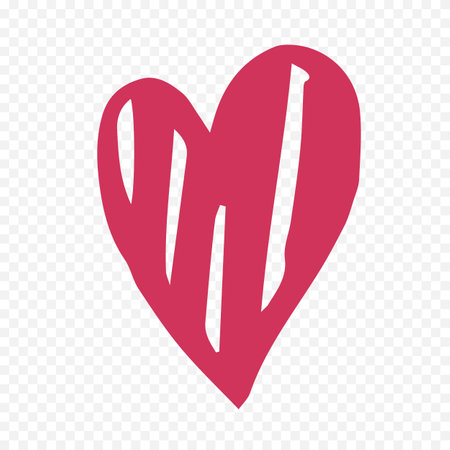 Heart icon. Love sign. Valentine's day symbol. Flat designのイラスト素材