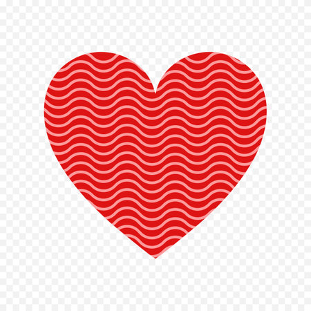 Heart icon. Love symbol. Valentine's day sign. Vector illustrationのイラスト素材