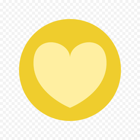 Heart icon. Love symbol. Flat design style. Vector illustration.のイラスト素材