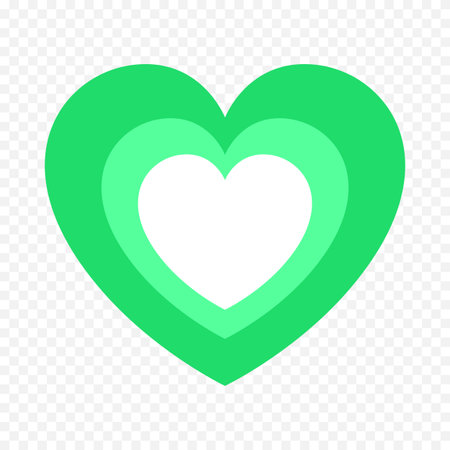 Heart icon. Love symbol. Flat illustration of heart icon for web designのイラスト素材