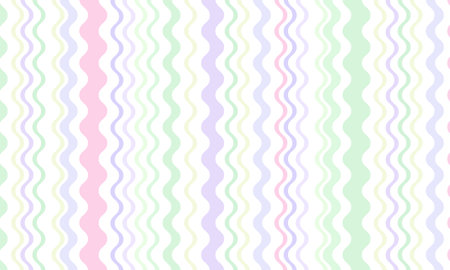 Abstract background with wavy stripes. Seamless pattern. Vector.のイラスト素材