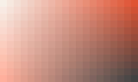Abstract background with a pattern of squares in shades of red and orangeのイラスト素材