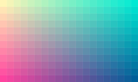abstract background consisting of colored squares with different shades of light.のイラスト素材