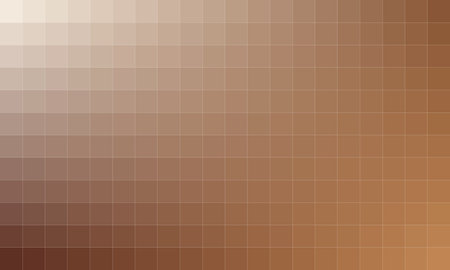 abstract vector square pixel mosaic background - brown and beige colorsのイラスト素材