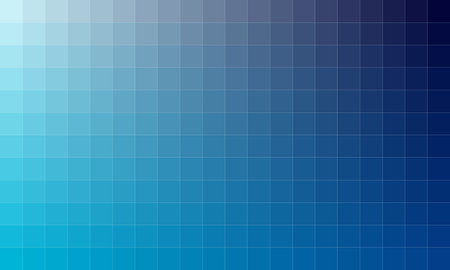 abstract vector square pixel mosaic background - green, blue and yellowのイラスト素材