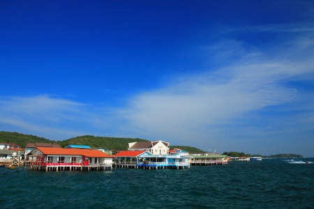 house at riverside it is nice の写真素材